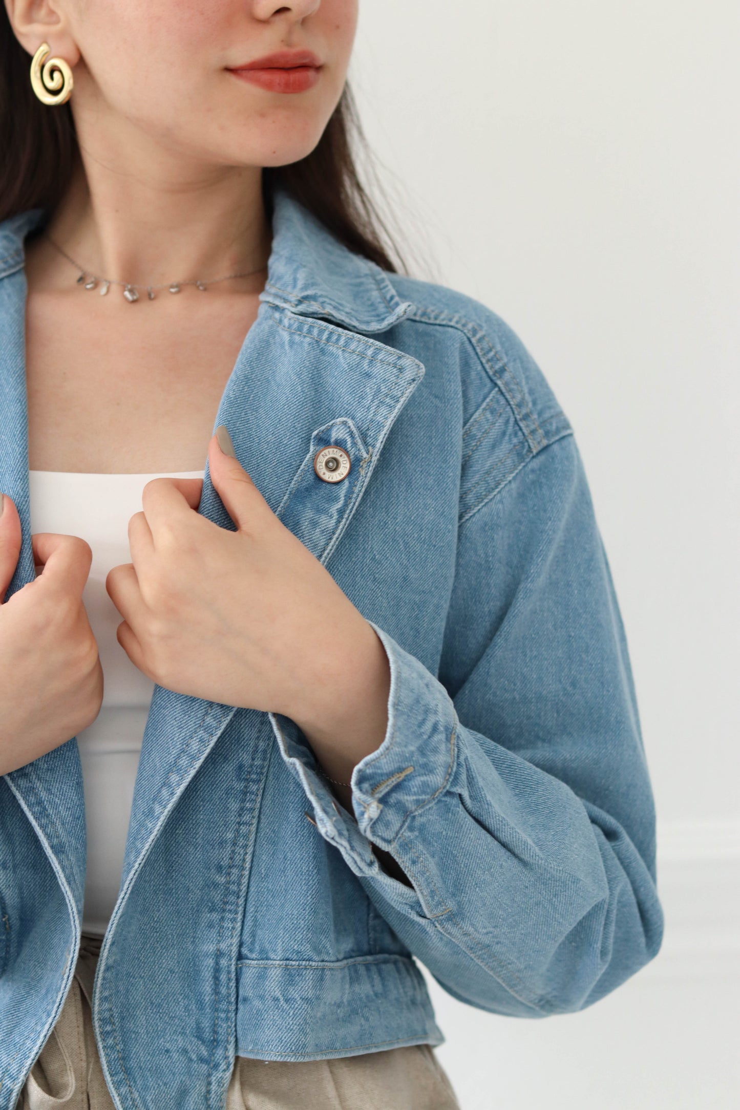 Cropped Denim Jacket