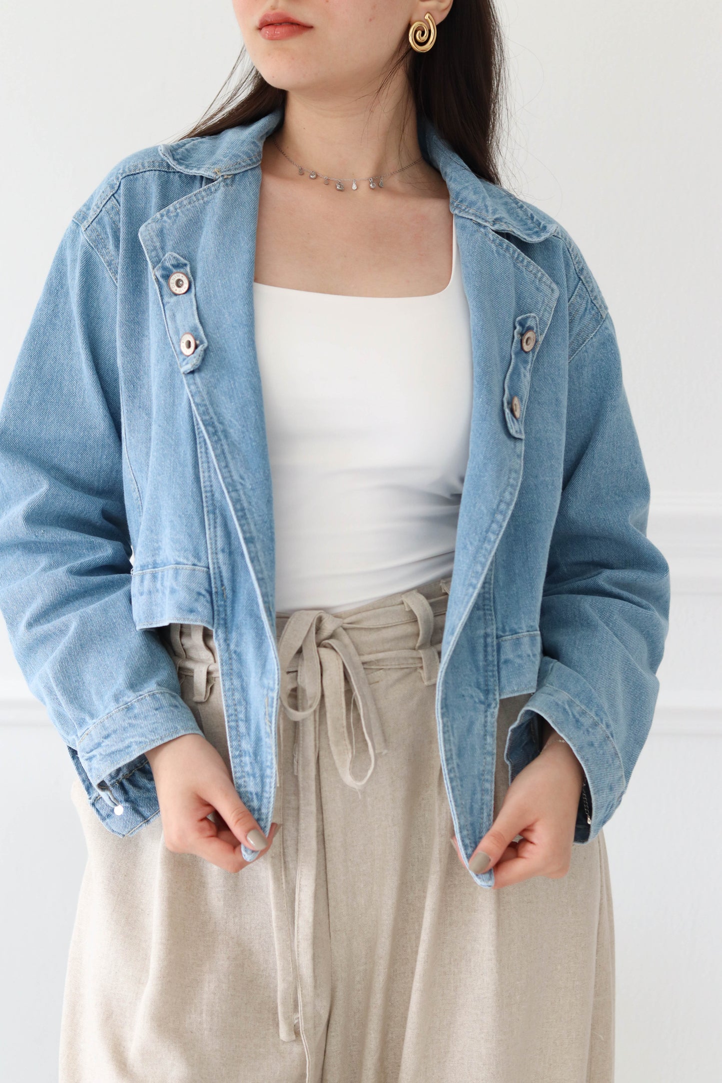 Cropped Denim Jacket