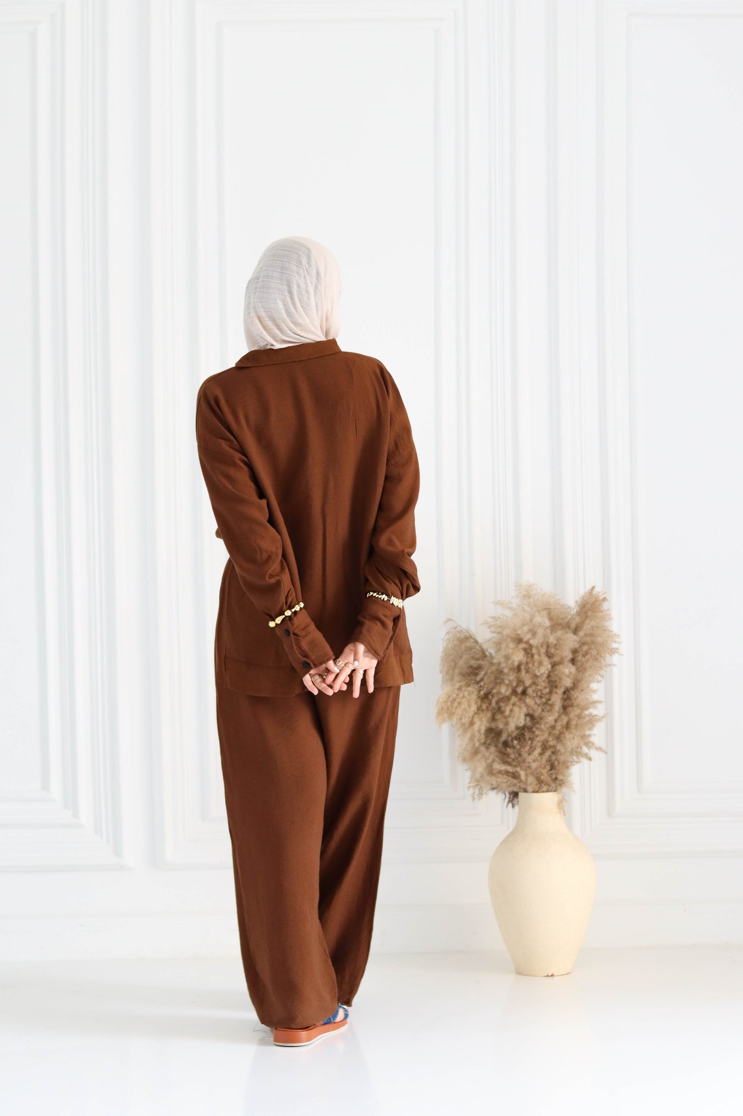 Side Button set In Brown