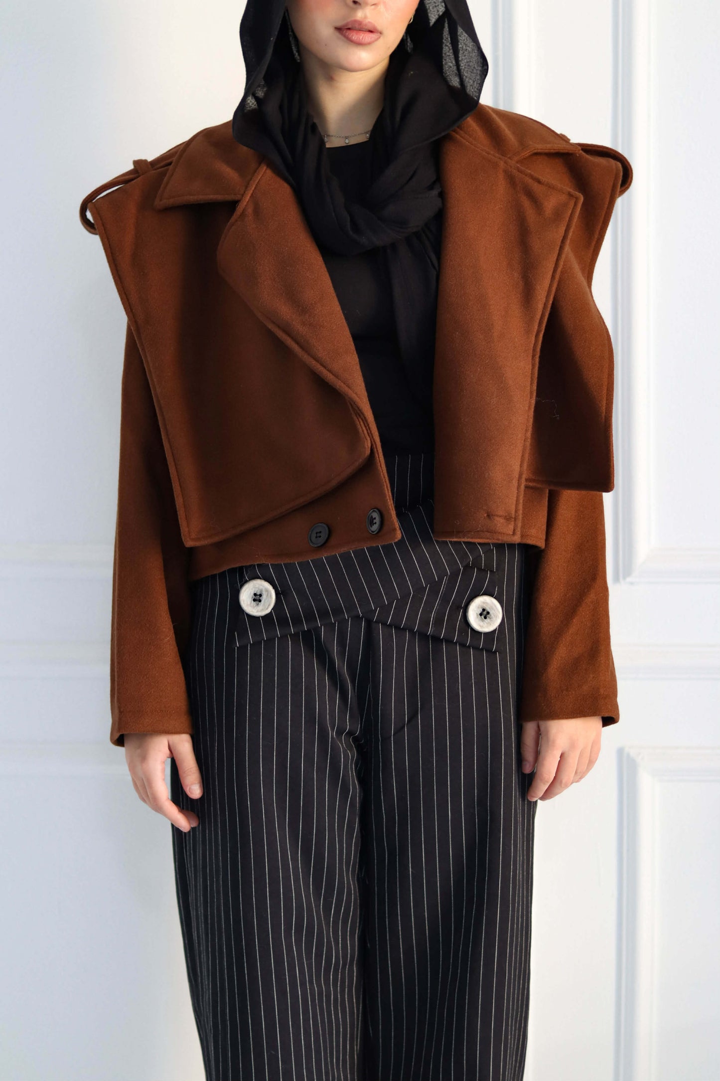 Striped Pants in Black