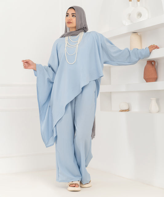 Asymmetrical Set in Babyblue