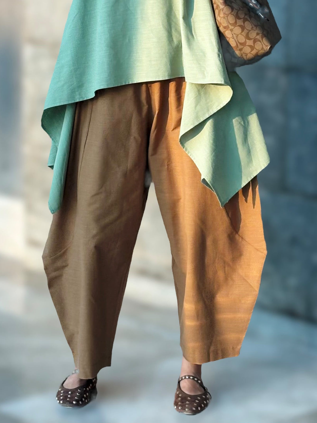 Fluffy Buffy blouse in kiwi