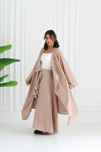 Cardigan Set in Beige
