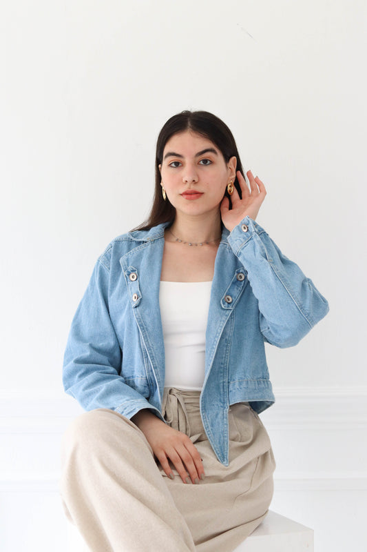 Cropped Denim Jacket
