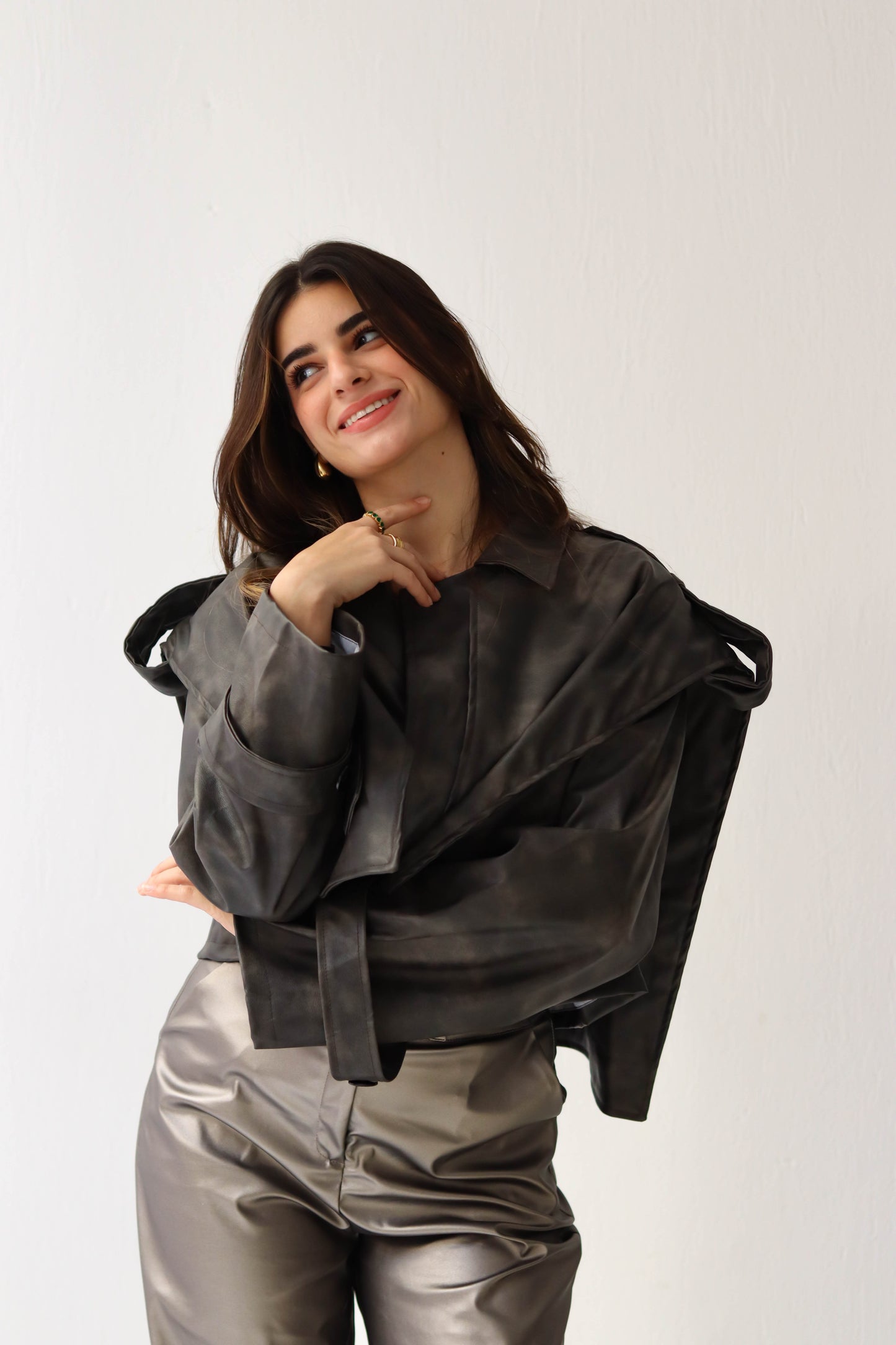 STATEMENT LEATHER JACKET