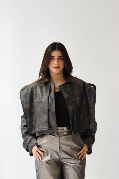 STATEMENT LEATHER JACKET
