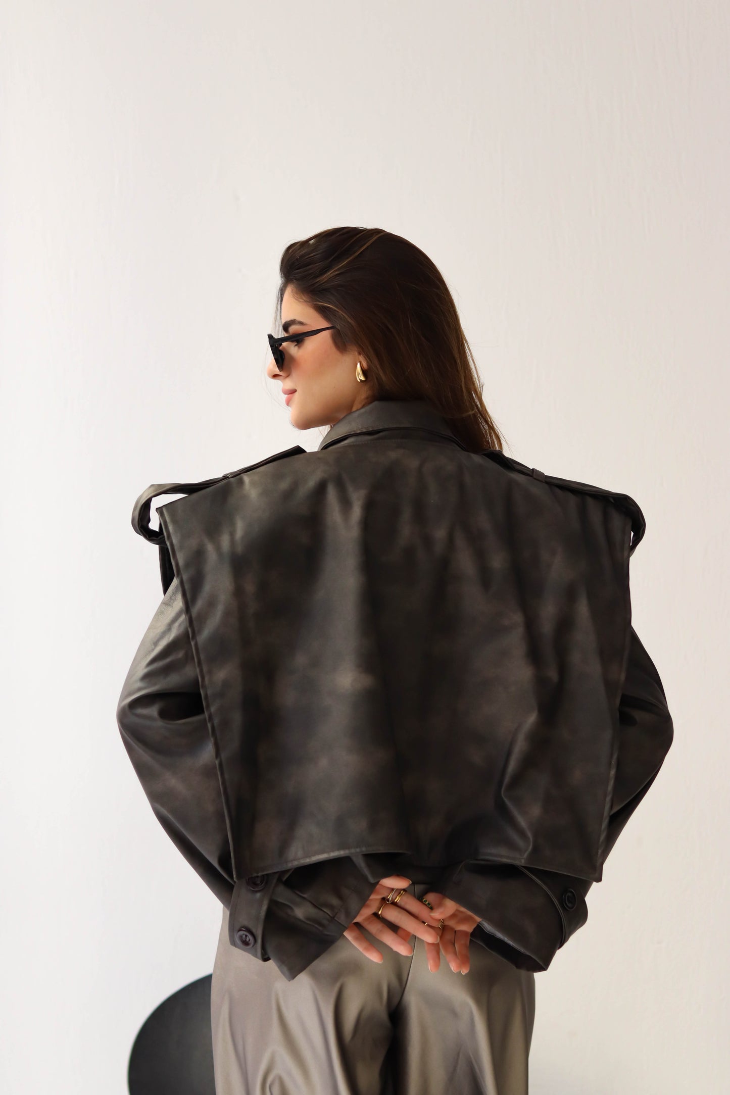 STATEMENT LEATHER JACKET