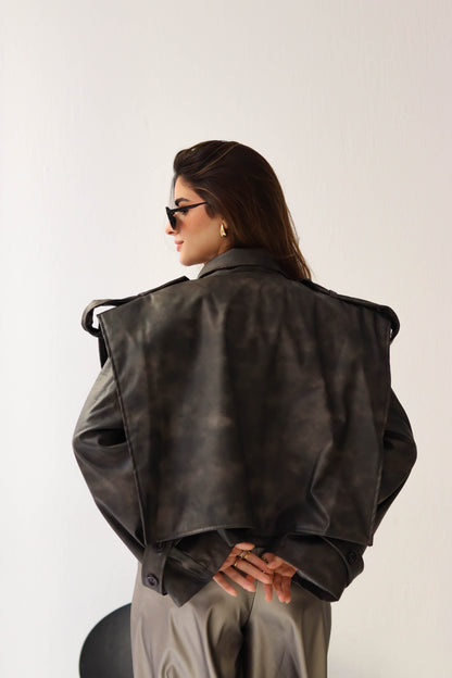 STATEMENT LEATHER JACKET